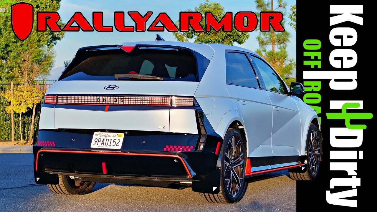 Установка брызговиков Ioniq 5N Rally Armor