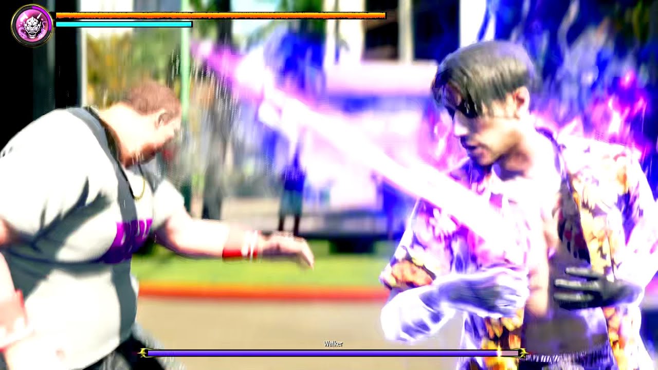 [Like a Dragon Pirate Yakuza Demo] Juggle combo with Heavy Charge attack is good. (No Damage)