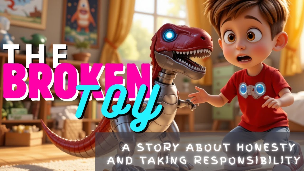Lucas and Mia’s Robot Adventure: A Story About Honesty & Friendship 🧸🤖
