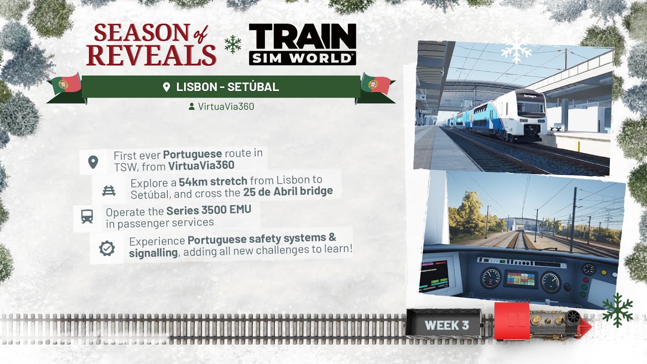 Lisbon - Setúbal - Gameplay Showcase | Train Sim World 6 #TSWSeasonOfReveals