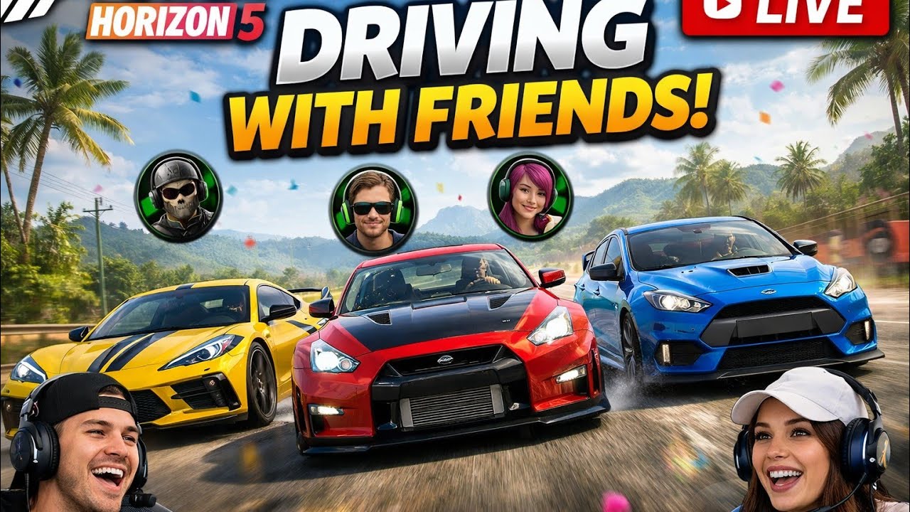 🌙 CRAZY Night Drive in Mexico! | Forza Horizon 5 LIVE [Mala/Eng/Hin]! #mallugamer #fh5 #ps5 #live