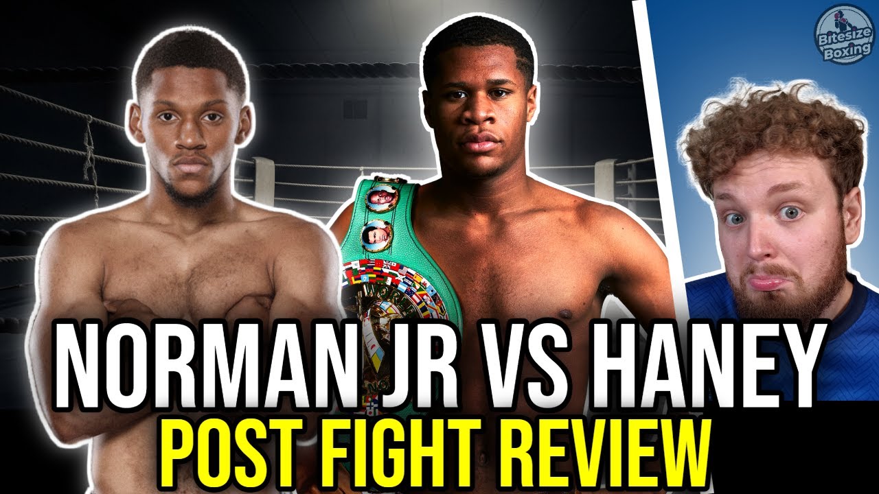 BEATDOWN! BRIAN NORMAN JR VS DEVIN HANEY | FIGHT REACTION