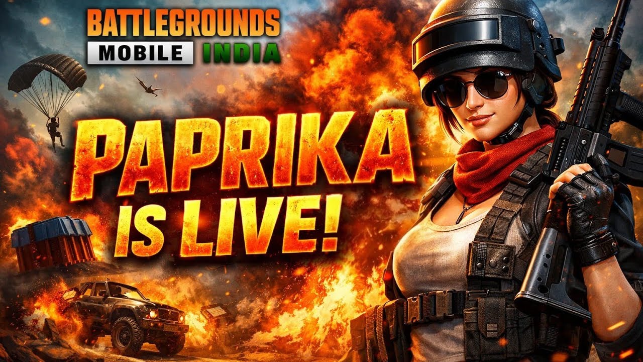 Paprika is live | BGMI khelna nhi ata to kya ata hai? 😭😭