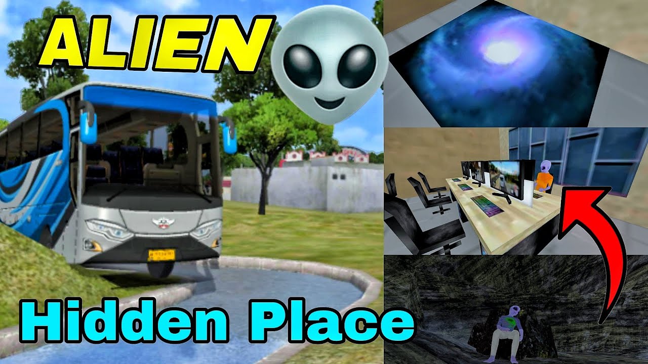 3 Hidden Alien Locations in Bus Simulator Indonesia | Gaming galaxy mahadi