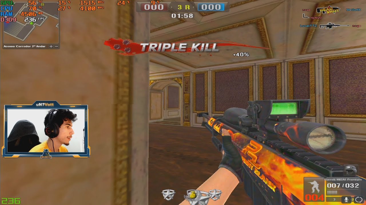 EU PARO UP - PARTIDA PERFEITA! PEGUEI A BARRETT