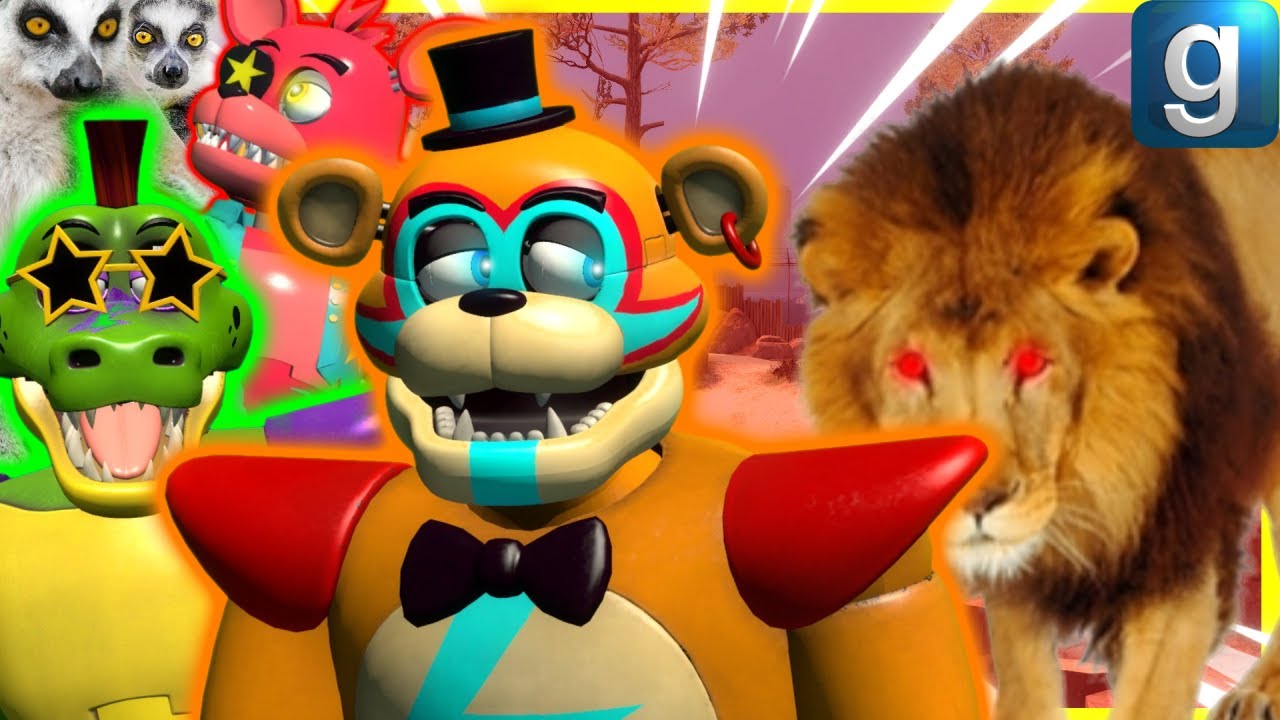 Gmod FNAF | The Glamrock Animatronic's Trip to the ZOO!