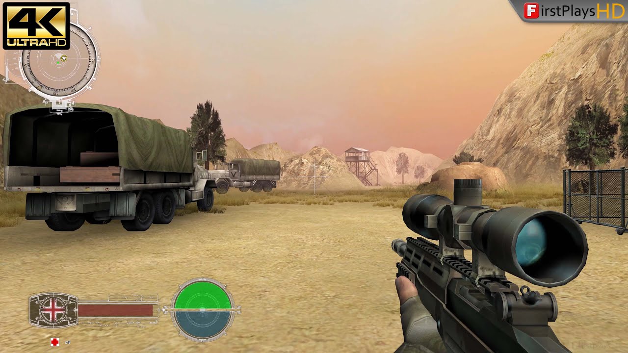 Marine Sharpshooter 4 (2008) - PC Gameplay 4k 2160p / Win 10