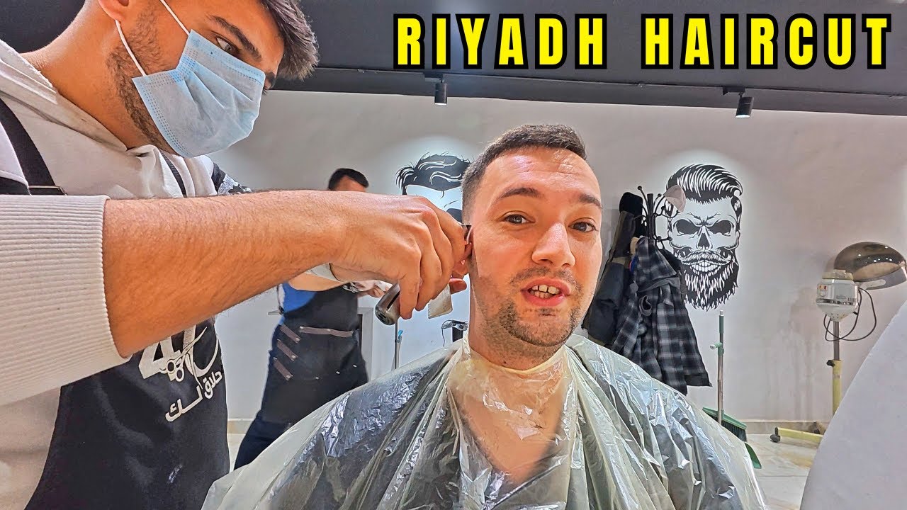 $20 Haircut & Shave in Riyadh, Saudi Arabia 🇸🇦