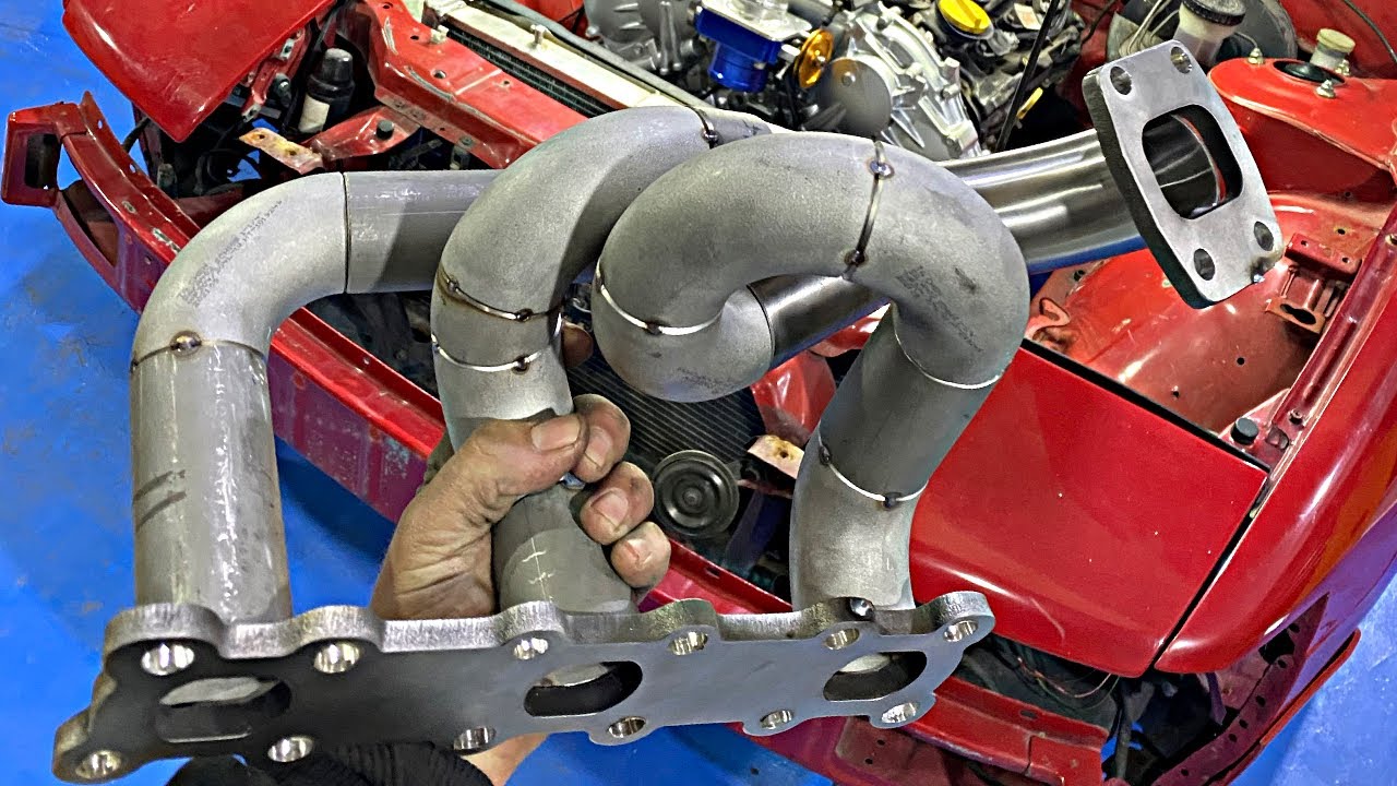 Primer Multiple de escape NISSAN 200SX V6 TWIN TURBO