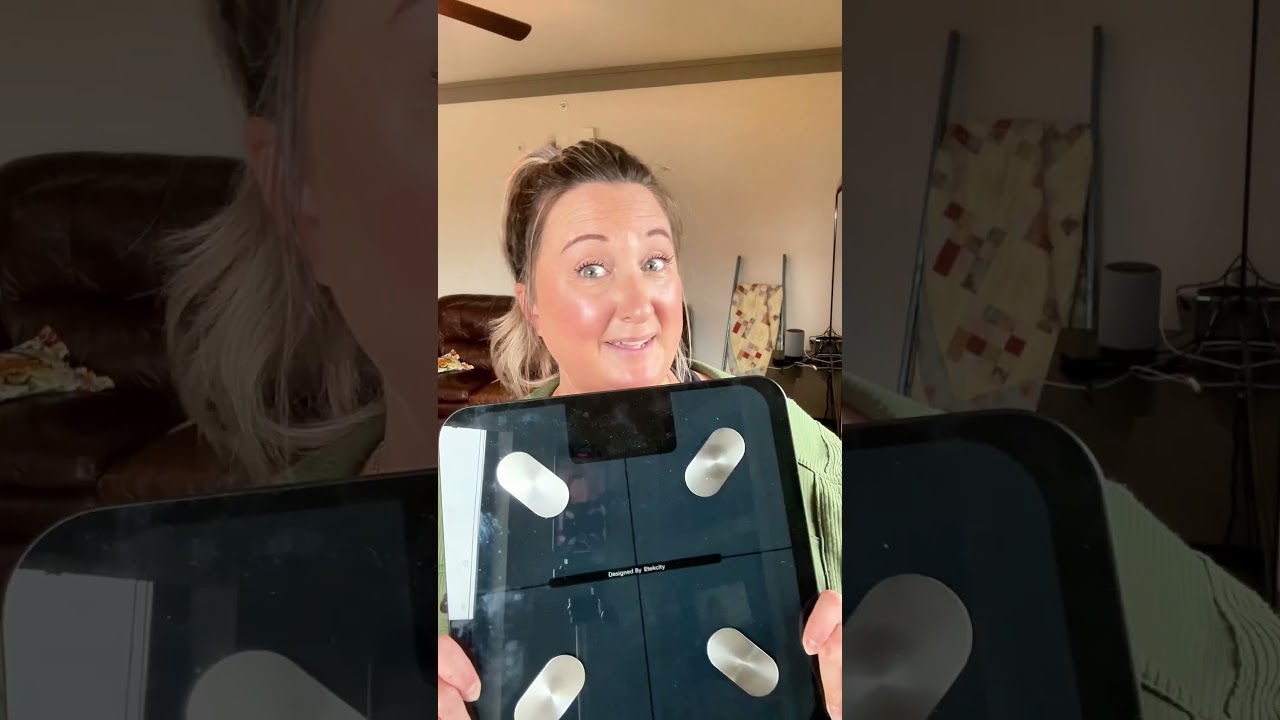 Digital scale with phone app to read 13 body metrics and meal plans! https://amzn.to/4azgE0V