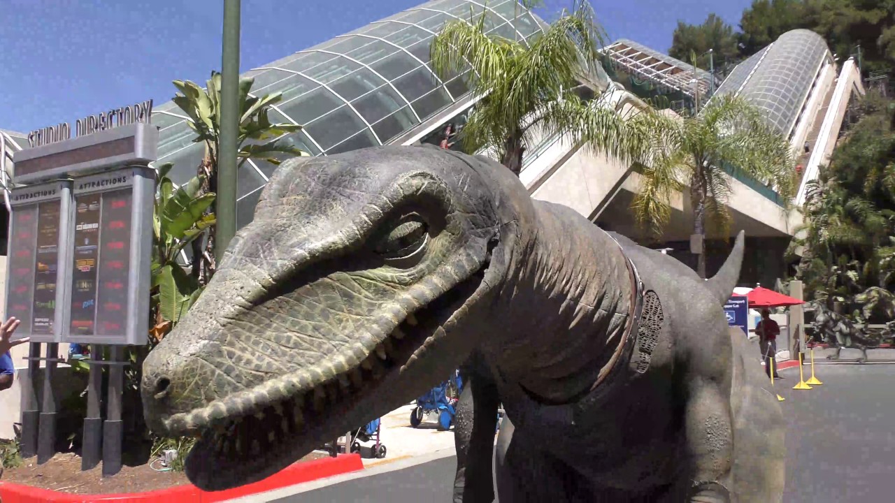 Встреча с динозавром Tango Raptor в парке Юрского периода: масштабный план в Universal Studios Ho...