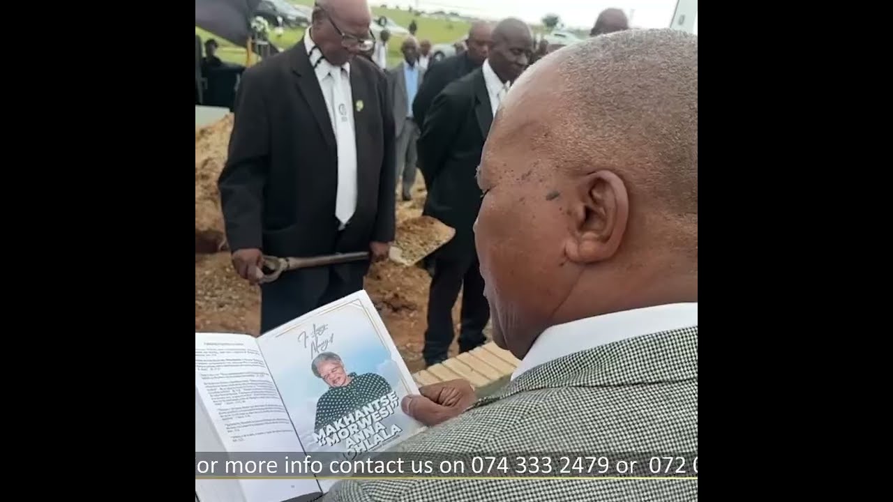 Funeral Service of the late Mme Makhantse 