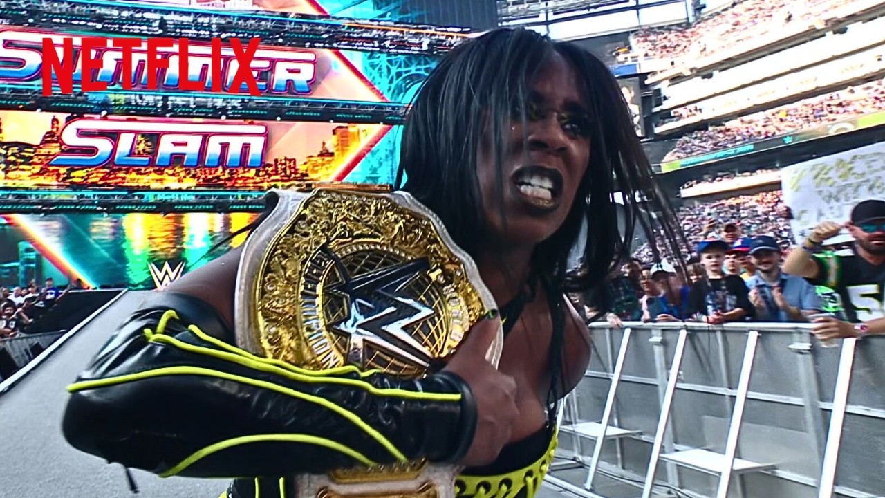 Naomi retains her championship against Rhea Ripley & Iyo Sky | WWE SummerSlam | 8/3/2025