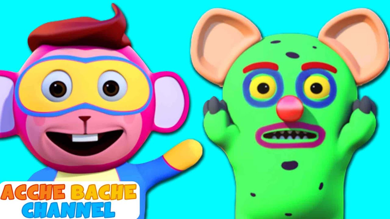 Superhero VS Monster | Head Shoulders Knees And Toes Song | Acche Bache Channel