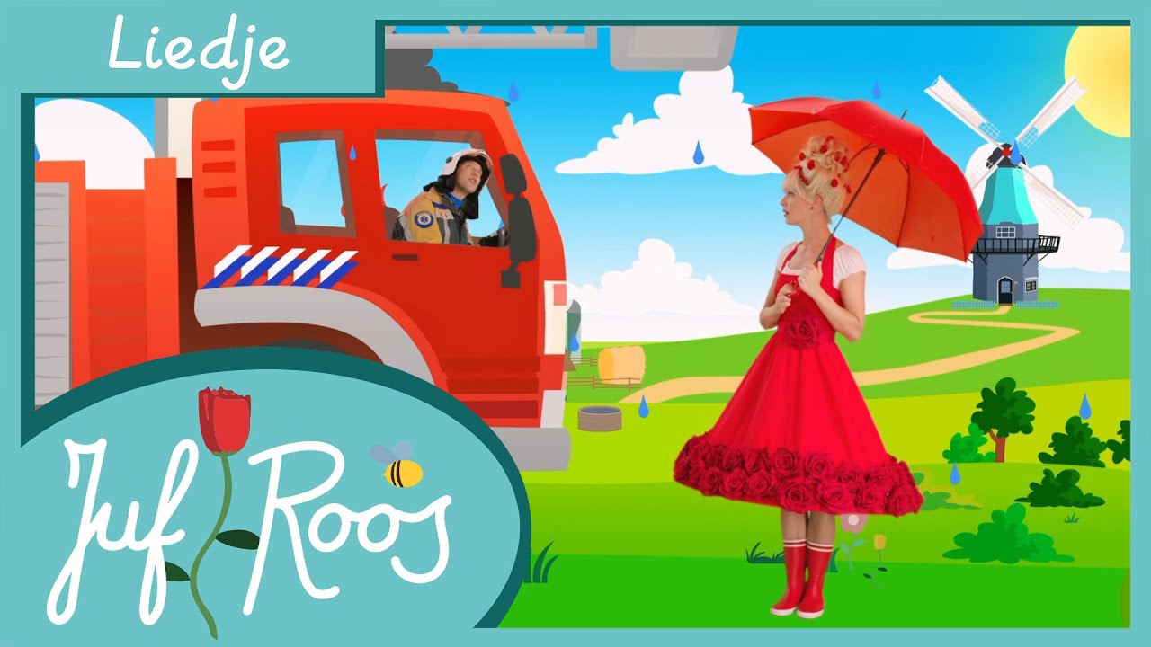 Zing mee met Juf Roos &bull; Het regent, het regent &bull; Liedje