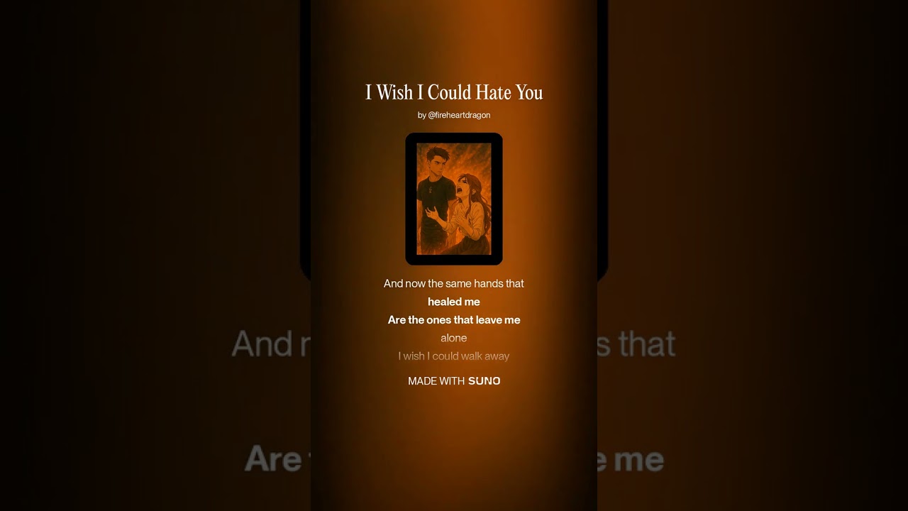 I Wish I Could Hate You