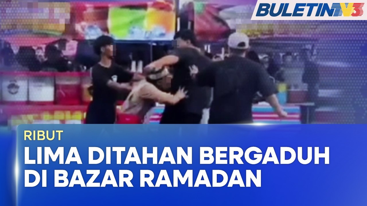 KES PERGADUHAN | Lima Ditahan Susulan Gaduh Di Bazar Ramadan Sabindo Tawau
