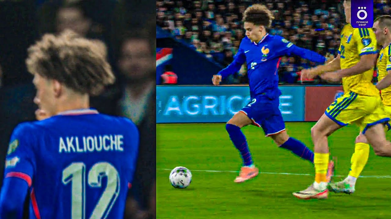 Maghnes Akliouche vs Ukraine - World Cup Qualification 2026
