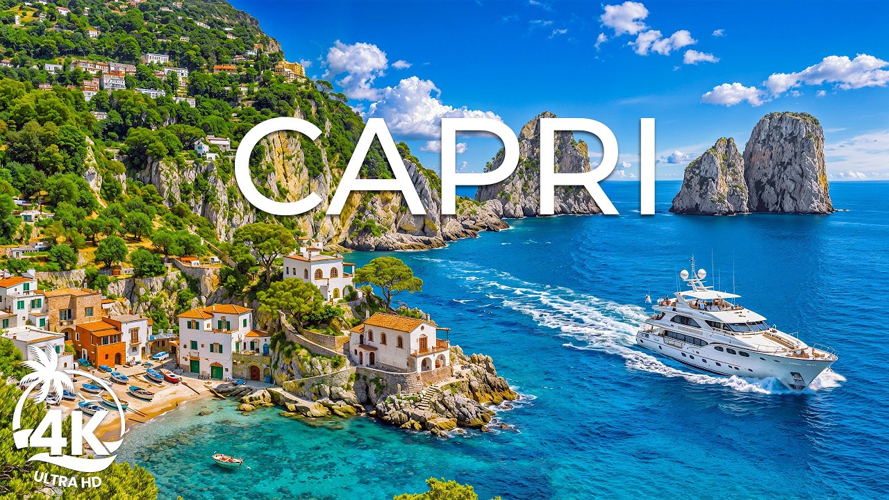 Capri 4K UHD – The Timeless Beauty of Italy’s Cliffside Island Surrounded by Endless Blue