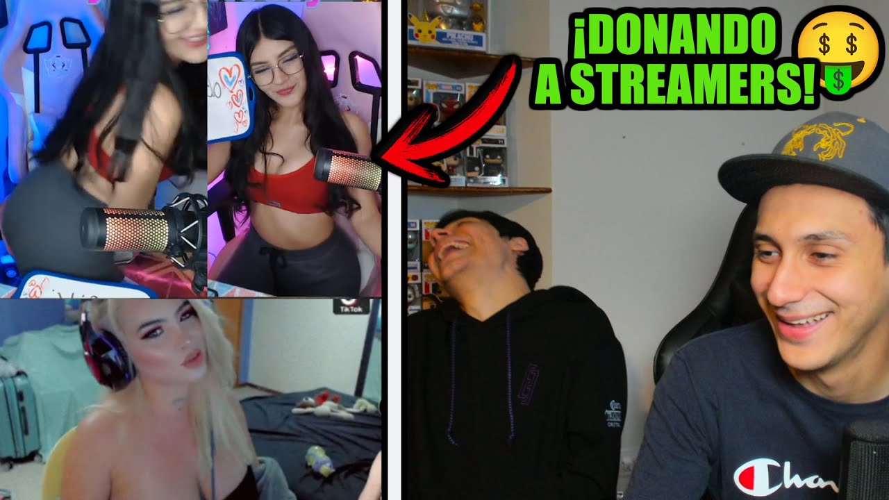 ¡YAIR17 ME ACOMPAÑA A DONARLE DINERO A STREAMERS MUJERES! *termina mal* #2