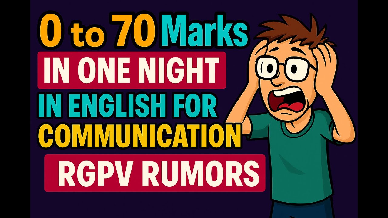 BT-103 Unit 4 One Shot | Developing Writing Skills & Report Writing | English for Communication RGPV