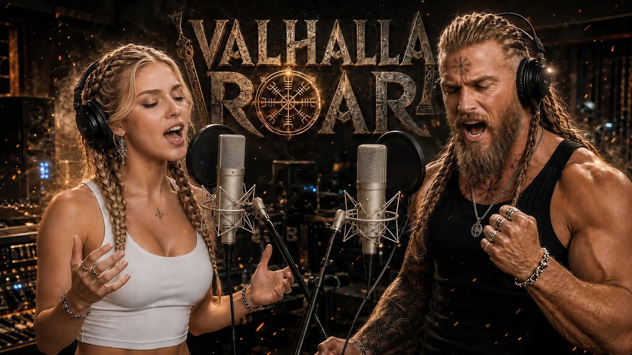 Freydisa ft Axel Frosten - Valhalla roar🔥| Epic Viking music | Viking Song | Viking Duet🔥