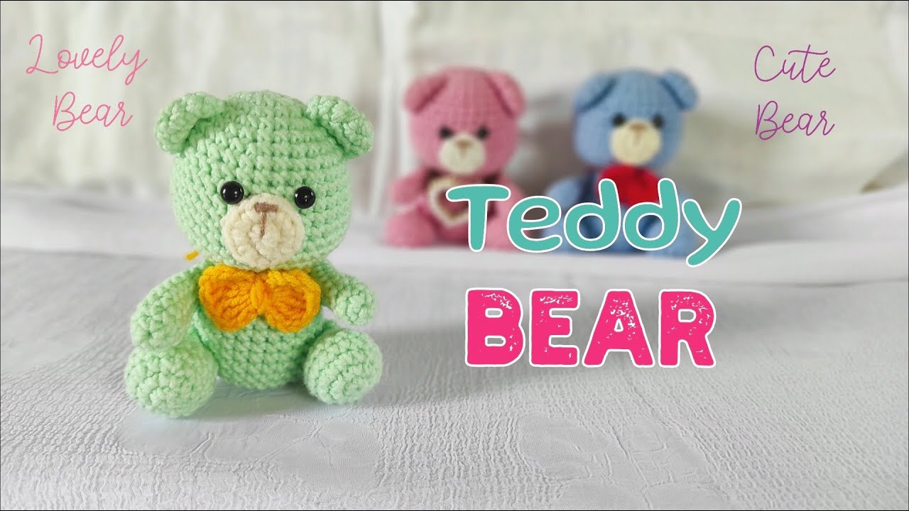 Crochet Teddy Bear |amigurumi Bear step by step for beginners #handmade #crochet