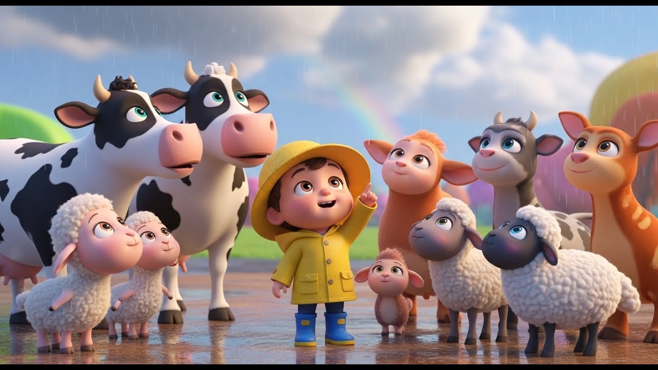 Rain Rain Go Away Farm Animals Song 🐄 + More Nursery Rhymes & Kids Songs 2025cmp