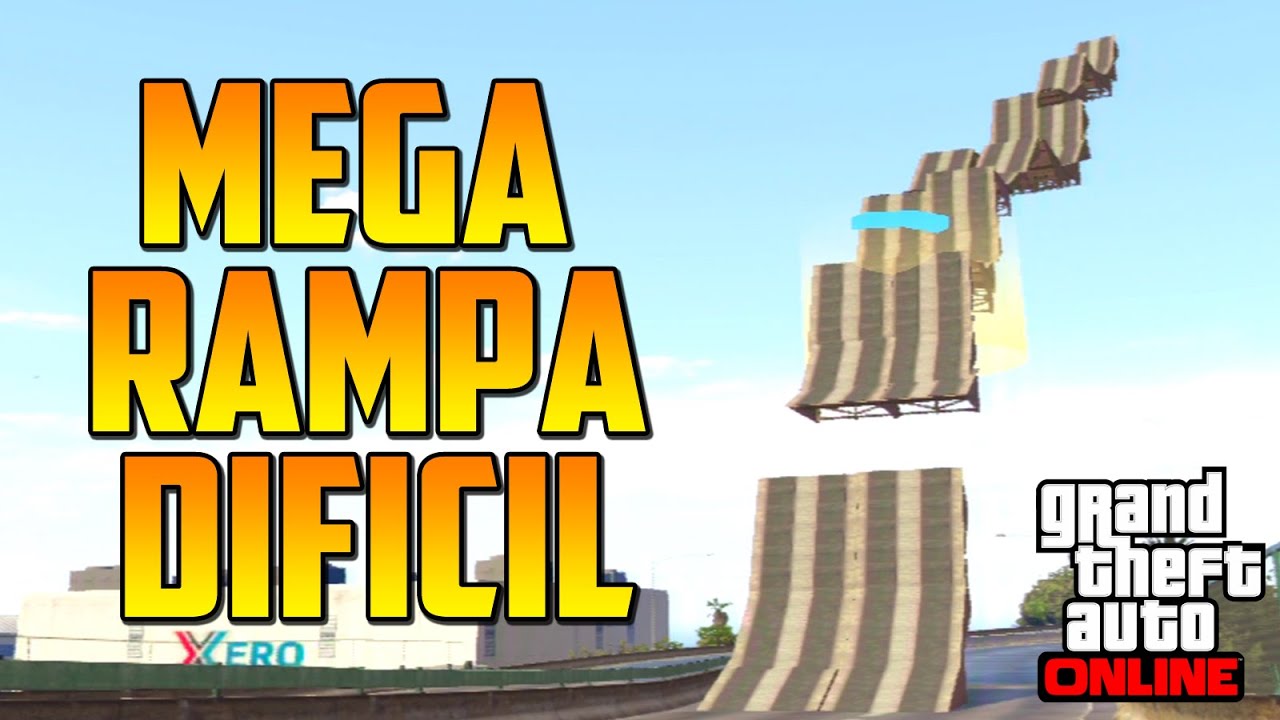 MEGA RAMPA SÚPER DIFICIL! - Gameplay GTA 5 Online Funny Moments