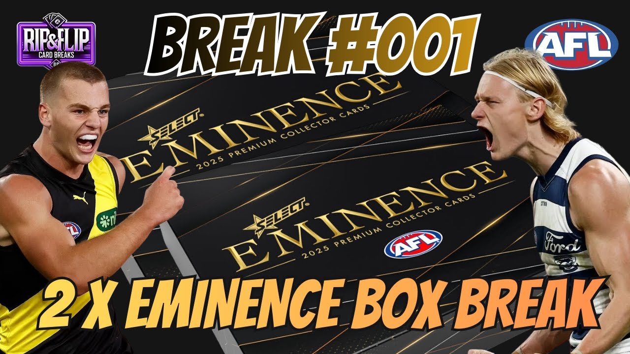 BREAK #001 | AFL Eminence Select Box Break x2 | HUGE Hits Incoming?