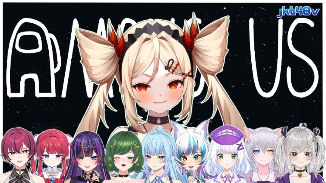 【COLLAB】AMOGUS with AKA Virtual Girslss【Pia Meraleo - JKT48V】