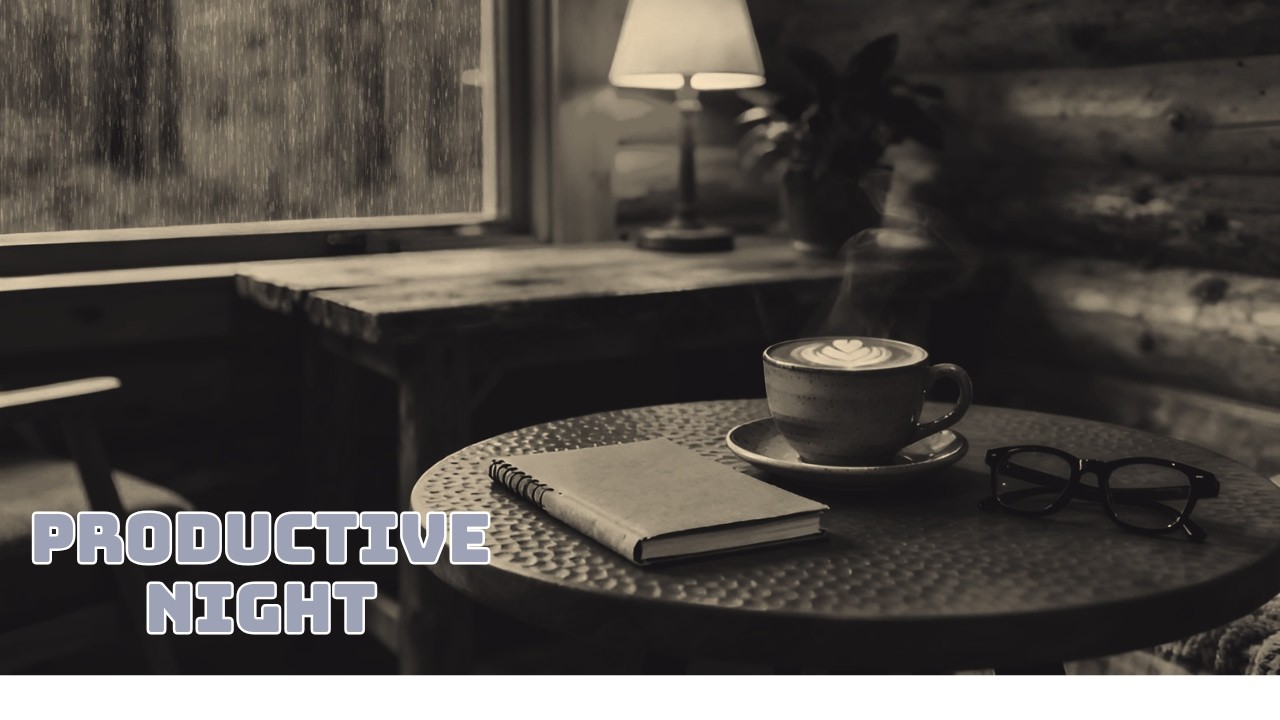 Rainy Cabin Jazz R&B for Work & Study | Deep Focus Productivity Music