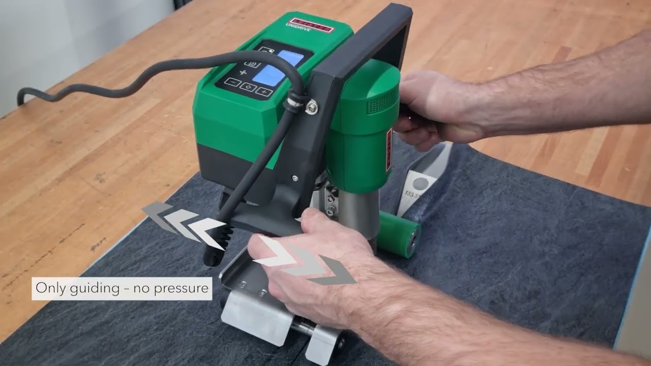 Leister Tutorial | Swimming Pool Welding: UNIDRIVE 505 from Leister
