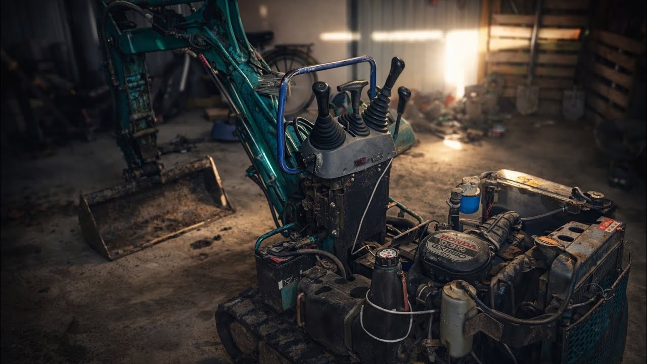 Restoring an Old Japanese Mini Excavator | Komatsu Repair & Engine Work