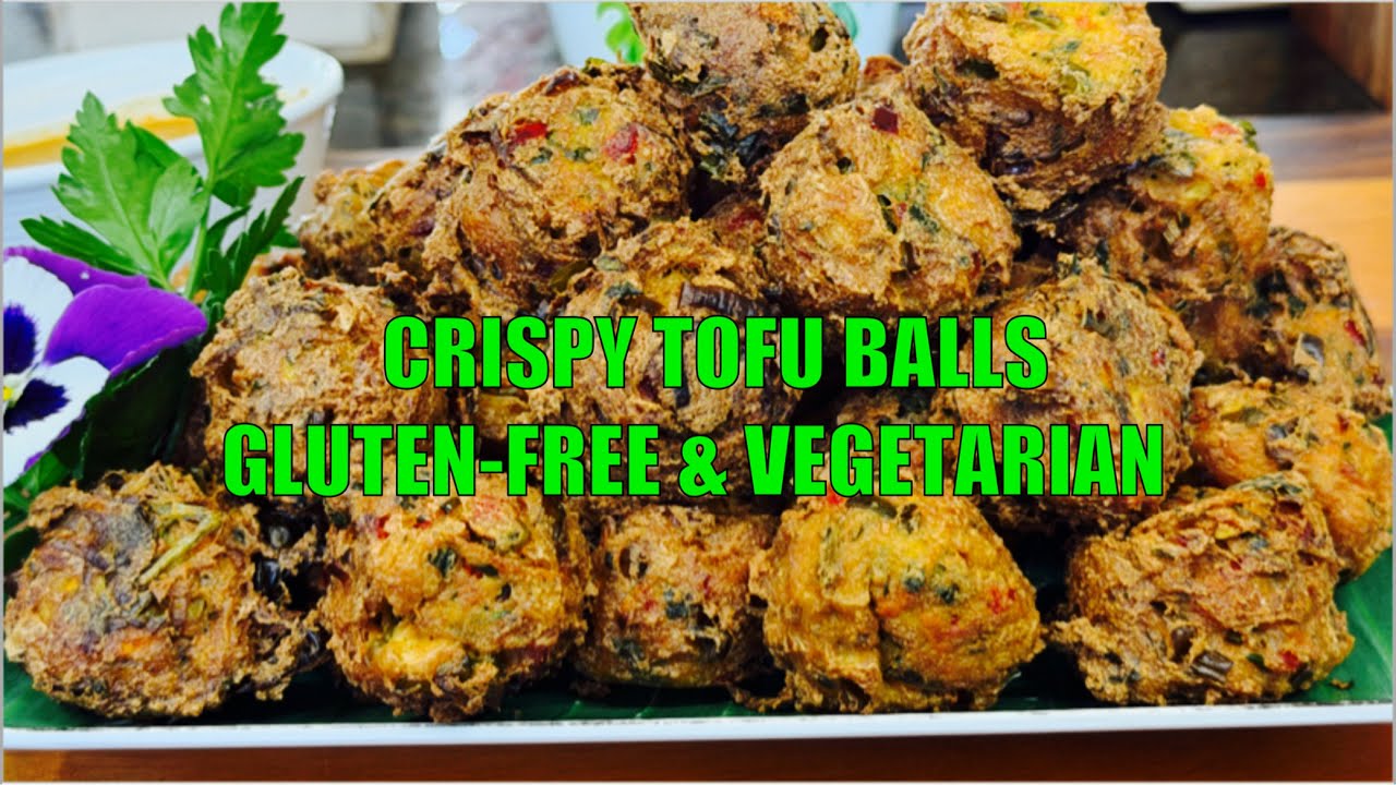 Golden Spiced Tofu Balls, Gluten-Free & Vegetarian
