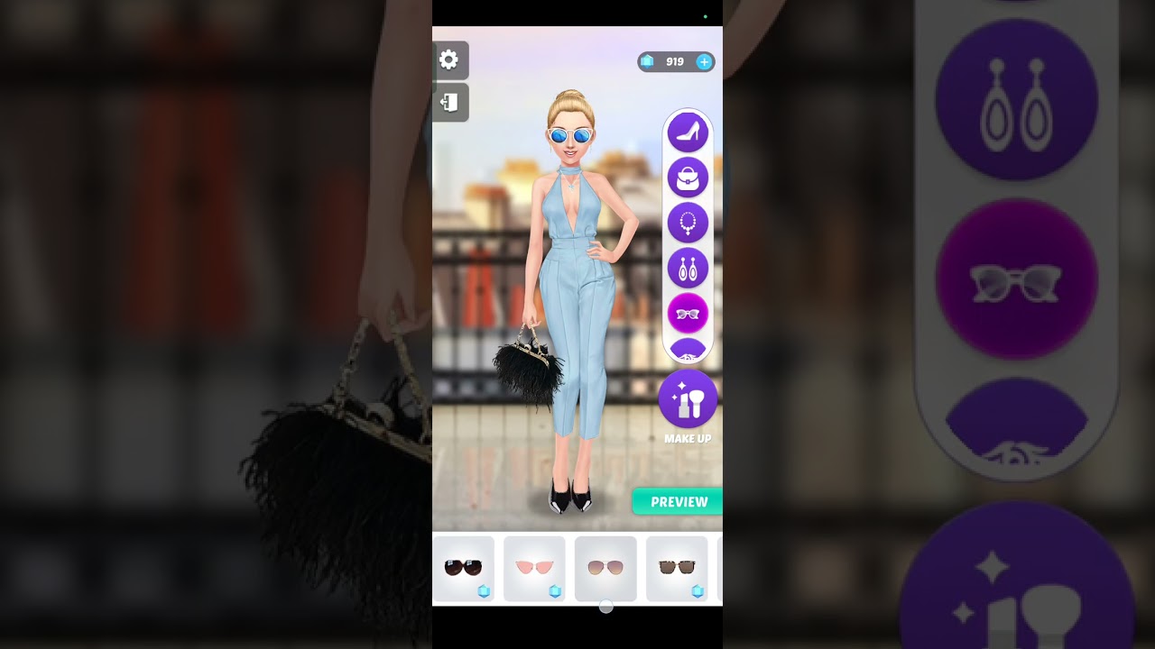 Stylish Outfit Transformation 👗 Fashion Game Beautiful Girl Outfit 💙 Fashion Game#fashion  