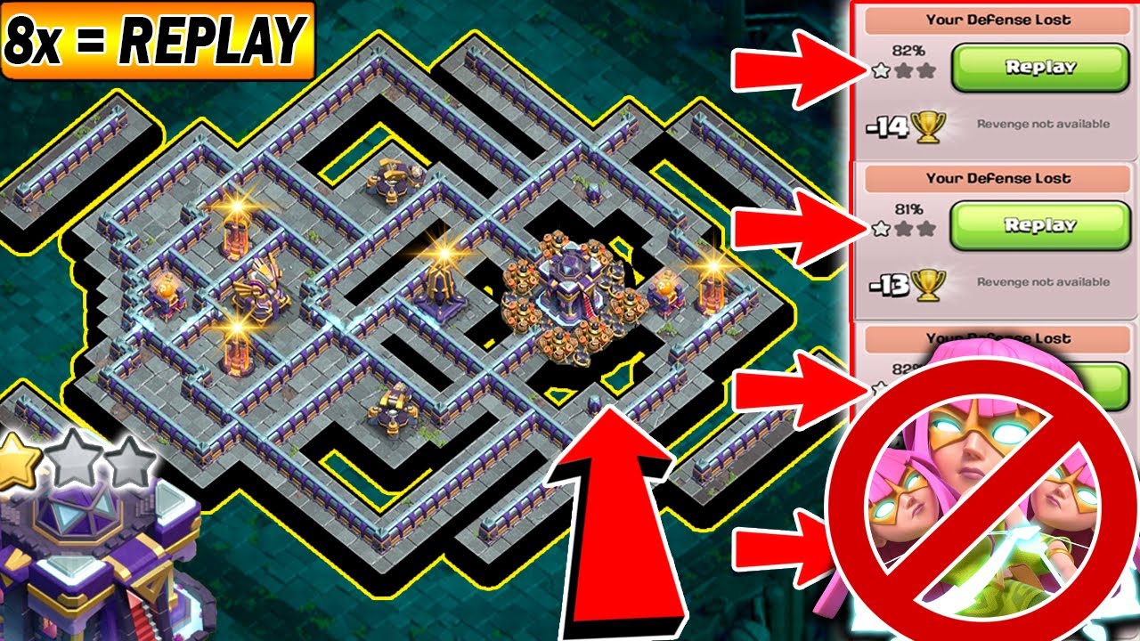 ANTI 1 STAR TH15 WAR BASE | TH15 1 STAR WAR BASE | ANTI 1 STAR TH15 LEGEND BASE | COC