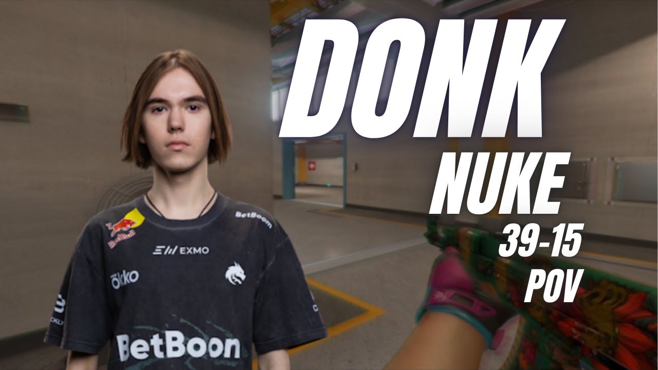 DONK INSANE 39 KILLS ON NUKE  | 4300 ELO FACEIT | UTIL GUIDE | POV WITH COMMS