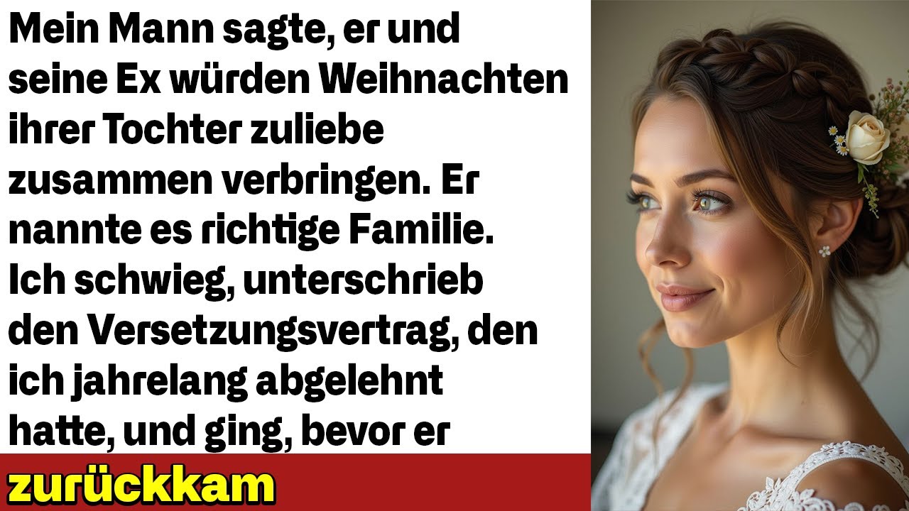 Mein Mann hat mich an Weihnachten für seine Ex verlassen als er zurückkam, war das Haus völlig leer