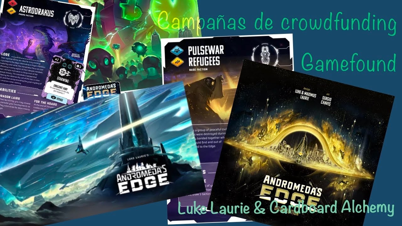 Viaja al espacio con #AndromedasEdge de #LukeLaurie #CardboardAlchemy