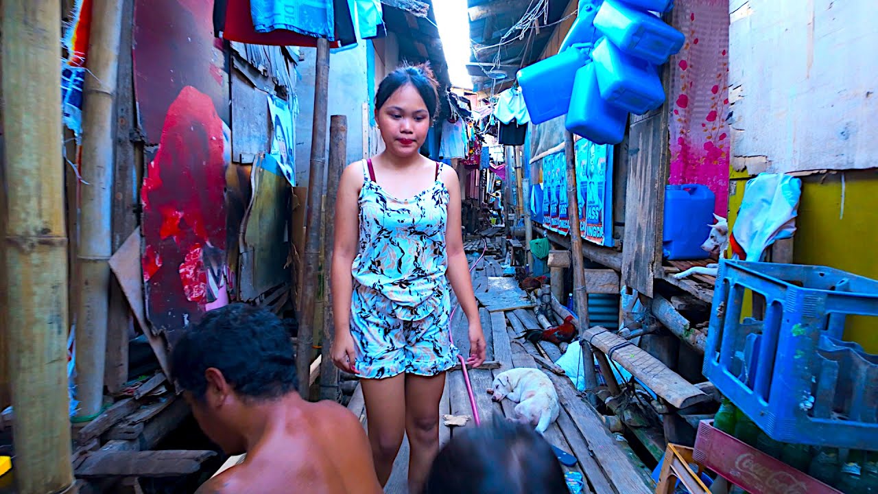 EXPLORING THE INFAMOUS HIDDEN SLUMS OF ALABANG MUNTINLUPA CITY PHILIPPINES [4K]
