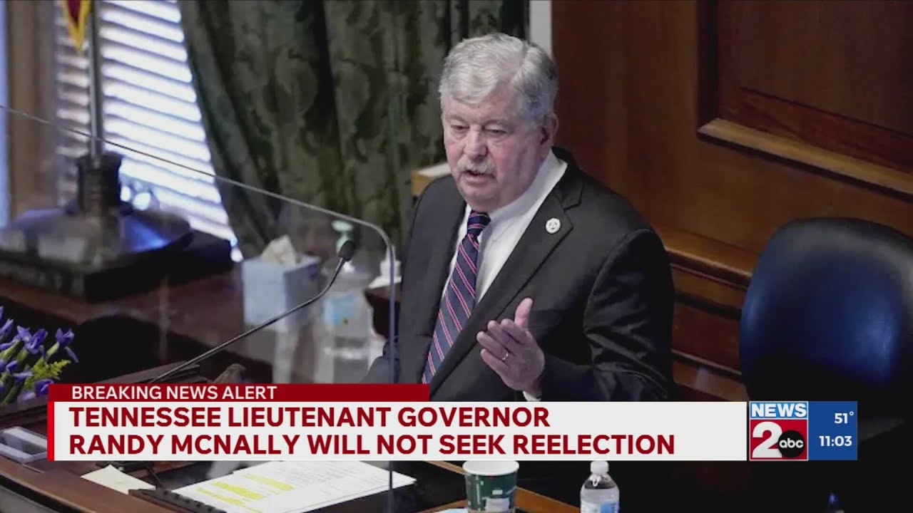 Lt. Gov Randy McNally will not seek reelection