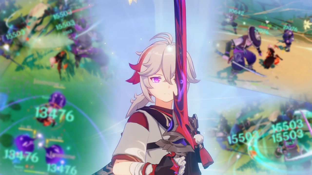 Testing Kazuha's 4 star sword ( Kagotsurube Isshin) | Genshin Impact 2.8