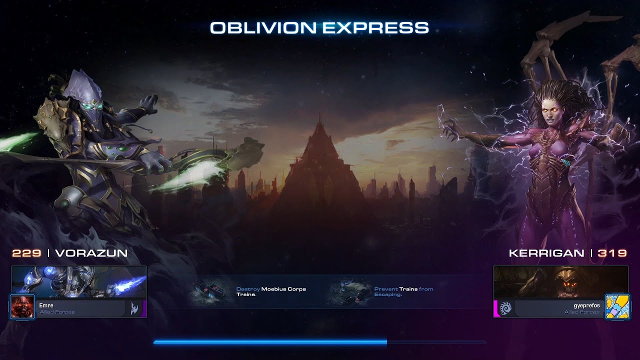 StarCraft 2 Co-op - Vorazun & Oblivion Express | Brutal Difficulty