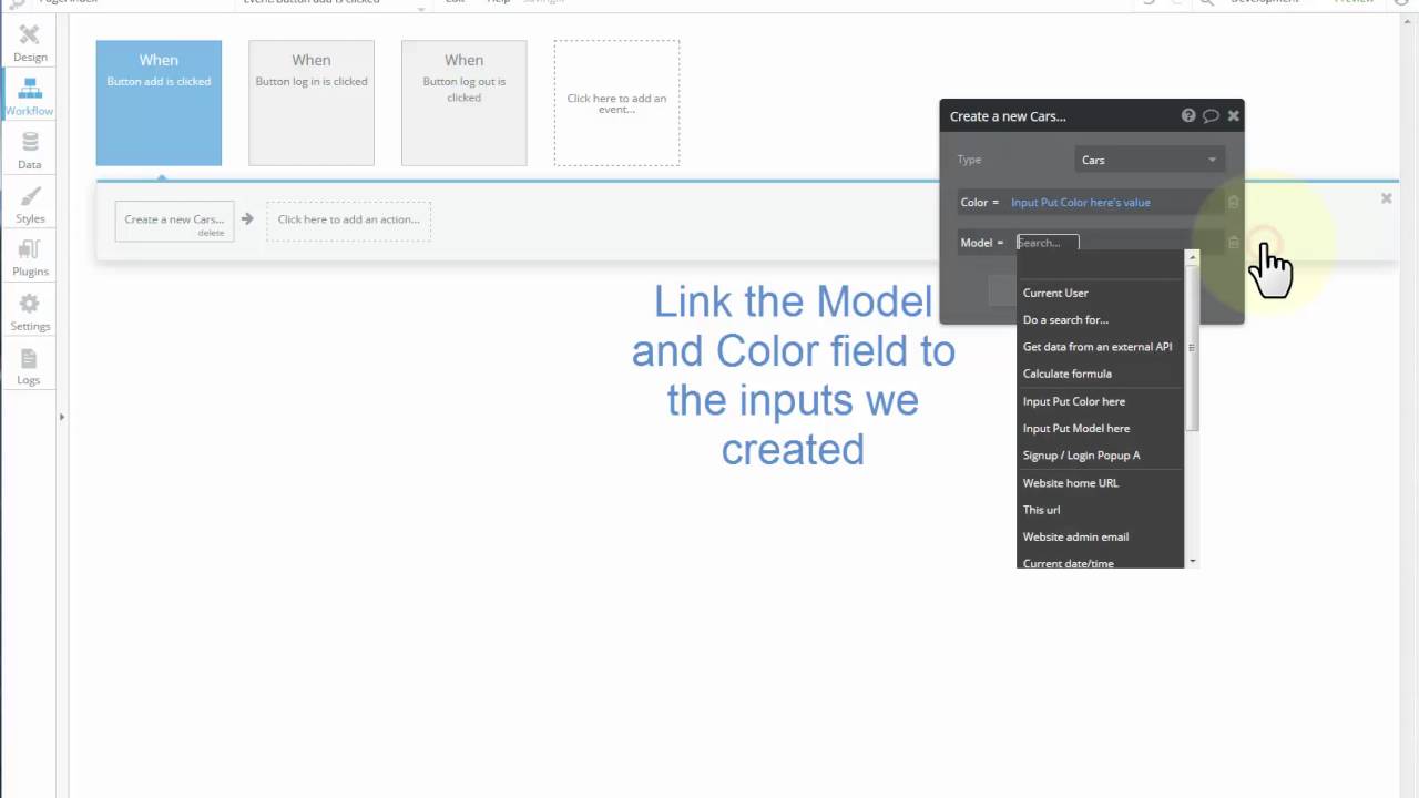 Bubble.is User Functionality Tutorial