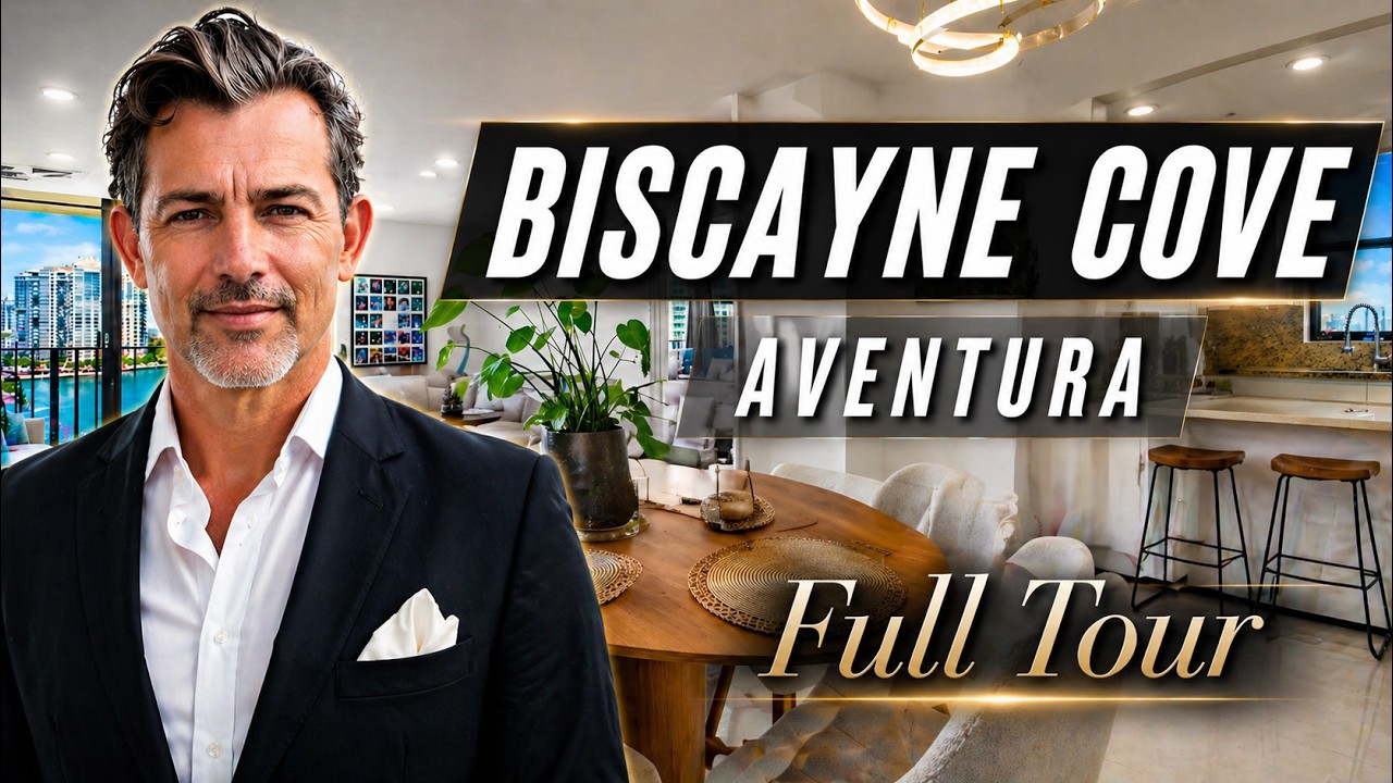 Inside Biscayne Cove Aventura | Waterfront Condo Tour & Amenities