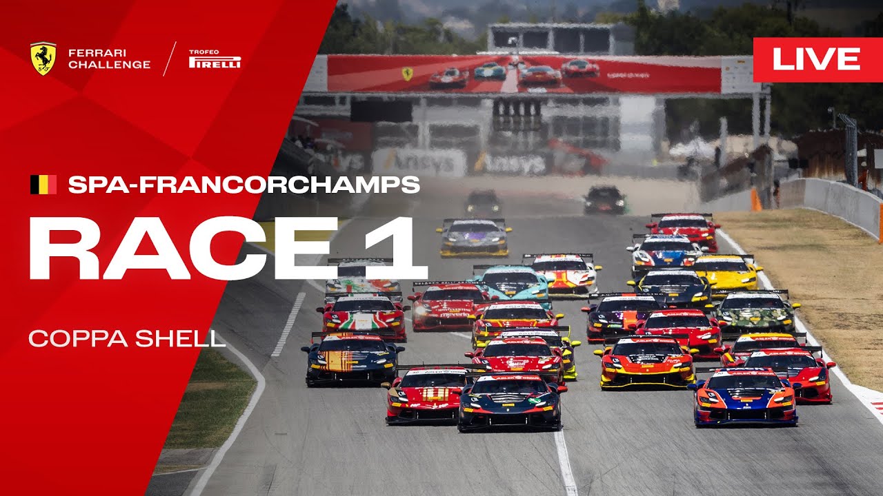 LIVE Ferrari Challenge Europe - Spa-Francorchamps, Race 1 - Coppa Shell
