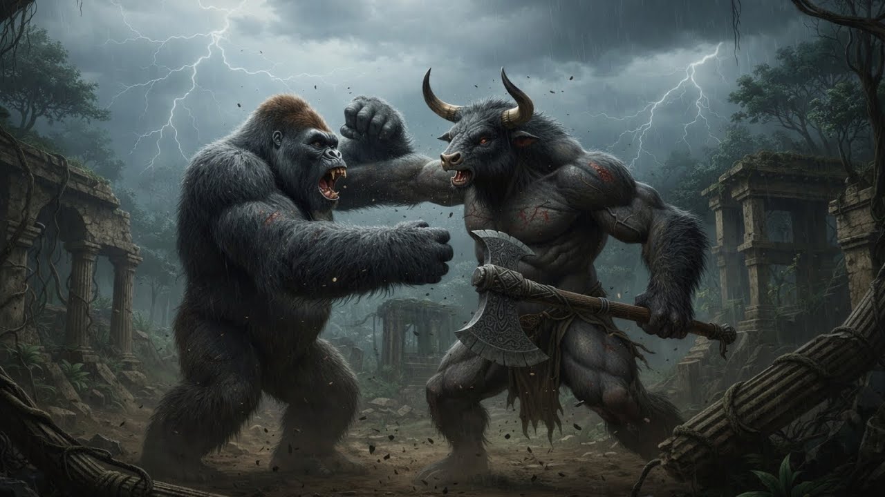 Kong VS Bull King Will Kong Defeat the Bull King?