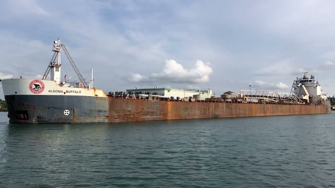A Rusty Algoma Buffalo Downbound in the Welland Canal Part 2