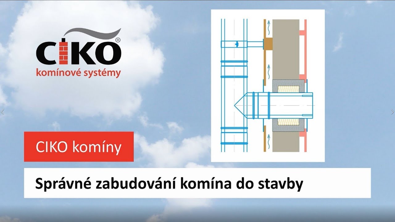 Prostupy CIKO STOPER pro zabudování komína do stavby